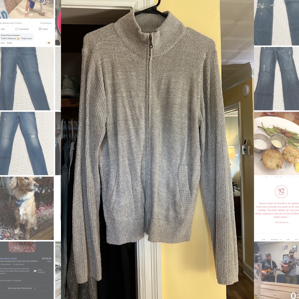 Barefoot Dreams Full Zip Jacket
